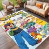Pokemon Print Rug, Washable Floor Carpet, For Entryway Dorm Laundry Room Office Study, Home Decor Birthday Christmas Gift