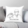 Jim And Pam Not A Bad Day Square Pillowcase Polyester Linen Velvet Creative Zip Decorative Throw Pillow Home Cushion Cover x