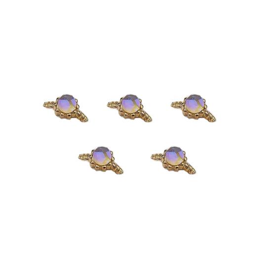 

5 шт., блестящие стразы для ногтей, потрясающий визуальный эффект, трехмерный не падающий DIY, глянцевый ослепительный орнамент для ногтей, дизайн маникюра, принадлежности для ногтей C