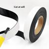 1-10M DIY Strong Flexible Magnet Strip Self Adhesive Magnetic Tape Rubber Magnet Tape Soft strip tape strong back glue 39.37inch