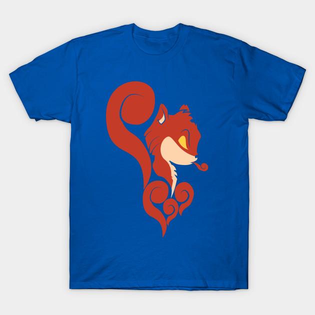 Unisex Fashion TShirt Swirl Squirrel Print TShirt Plus Size S-5XL T-Shirt 100%Cotton Tops O Neck Short Sleeve Tees
