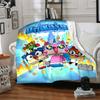 1pc Unikitty Characters Cozy Print Blanket Lightweight Warm Flannel Throw Blanket For Sofa, Bed, Living Room