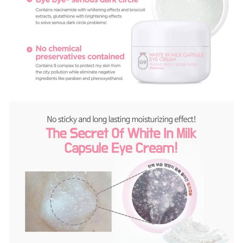 G9SKIN - White In Milk Capsule Eye Cream 30g