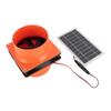 Solar Powered Exhaust Fan 10W 5V ABS Monocrystalline Silicon Solar Panel Ventilation Fan Kit for Round Pipe Pet House