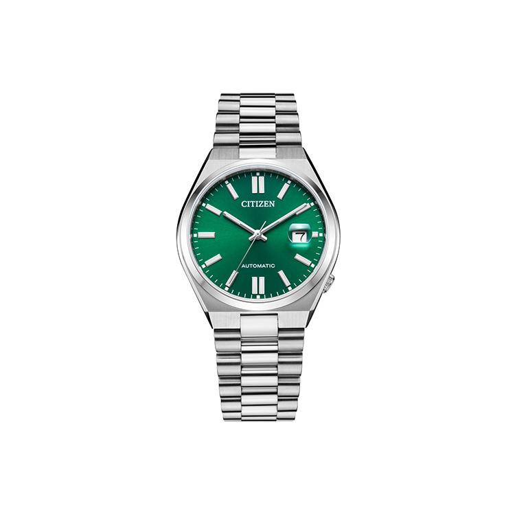 CITIZEN Mechanical Movement Stainless Steel Strap Watch Men s Watches Green Dial NJ0150-81X NJ0150-81X