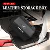 Car Trunk Leather Storage Box Foldable Auto Organizer Bag For F SPORT GS GX IS LS LX CT LC LBX NX RX 350h 450h ES UX 300e