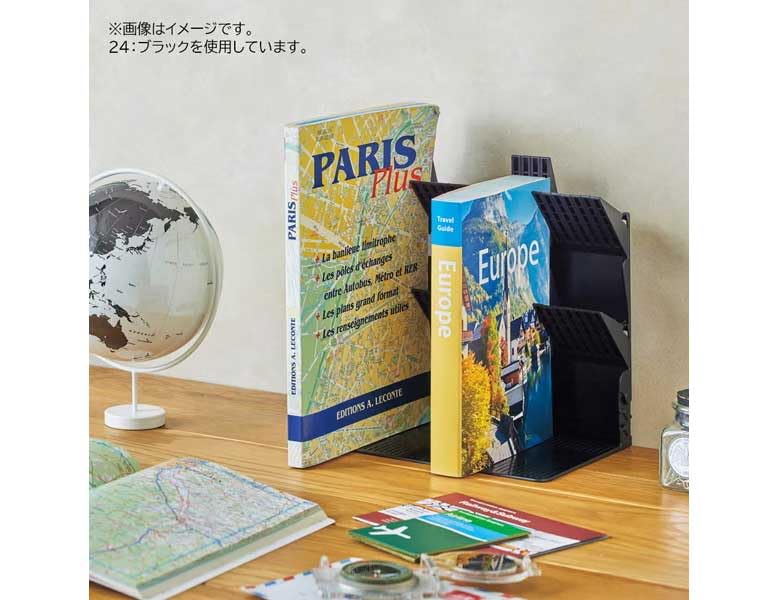 LIHIT LAB Book Stand, A4 Size, White, A-3577-0, Holds Even a Single Book, 3-Pack