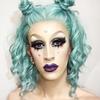 Peruci AIMEYA Sintetice cu Dantelă pe Margine Perucă Argintie Scurtă Ondulată pentru Femei Culoare Maro Roz Albastru Perucă Sintetică cu Dantelă Perucă Scurtă cu Dantelă Cosplay
