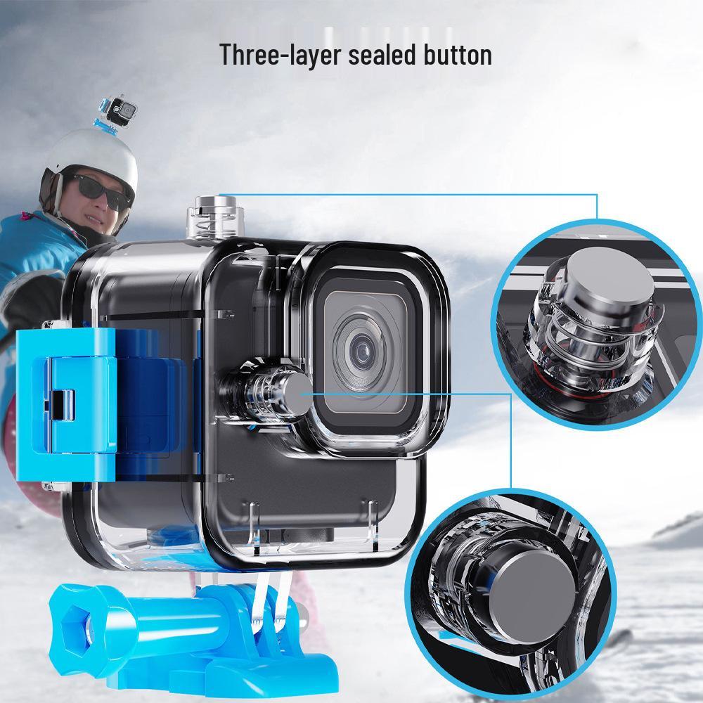 Custodia Protettiva Impermeabile per Immersioni per GoPro 11 Mini - Accessorio per Fotografia Subacquea