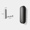For RV Bathroom Home Camper Caravan RVInterior Accessories  Aluminium Alloy Foldable Clothes Hook Storage Camper Van Accessories