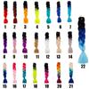 Ombre Stretched African Afro Braiding Jumbo Braids Synthetic Hair Hair Extension