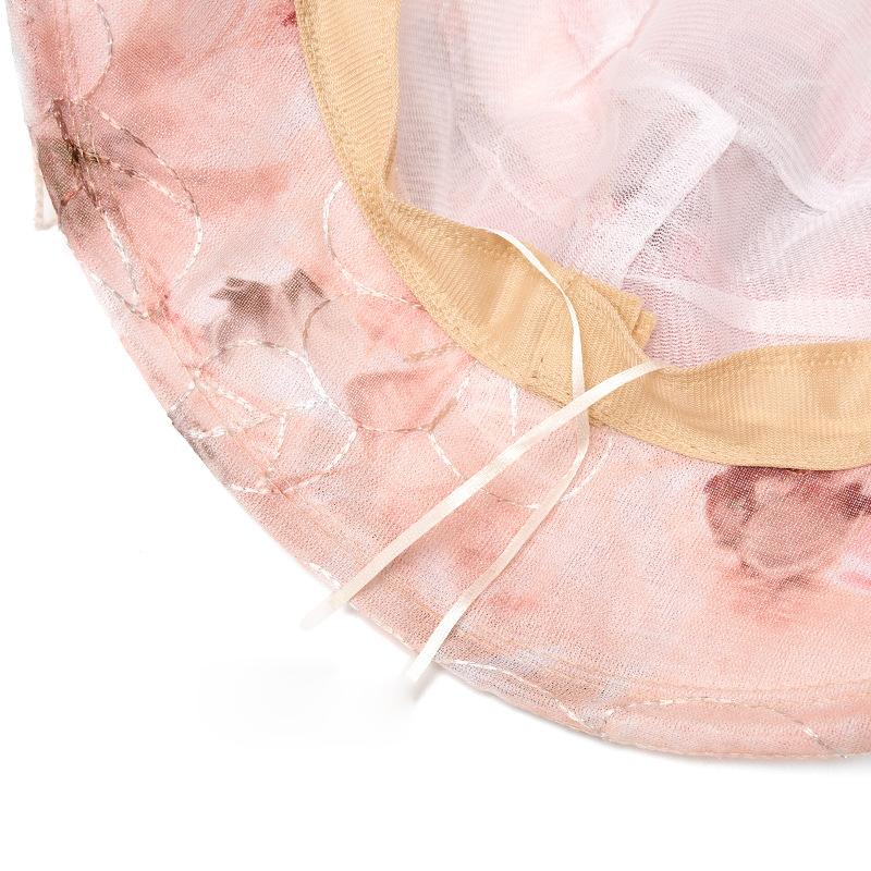 Women's Bow Fisherman Hat Mother Hat Summer Breathable Travel Sun Hat Basin Hat