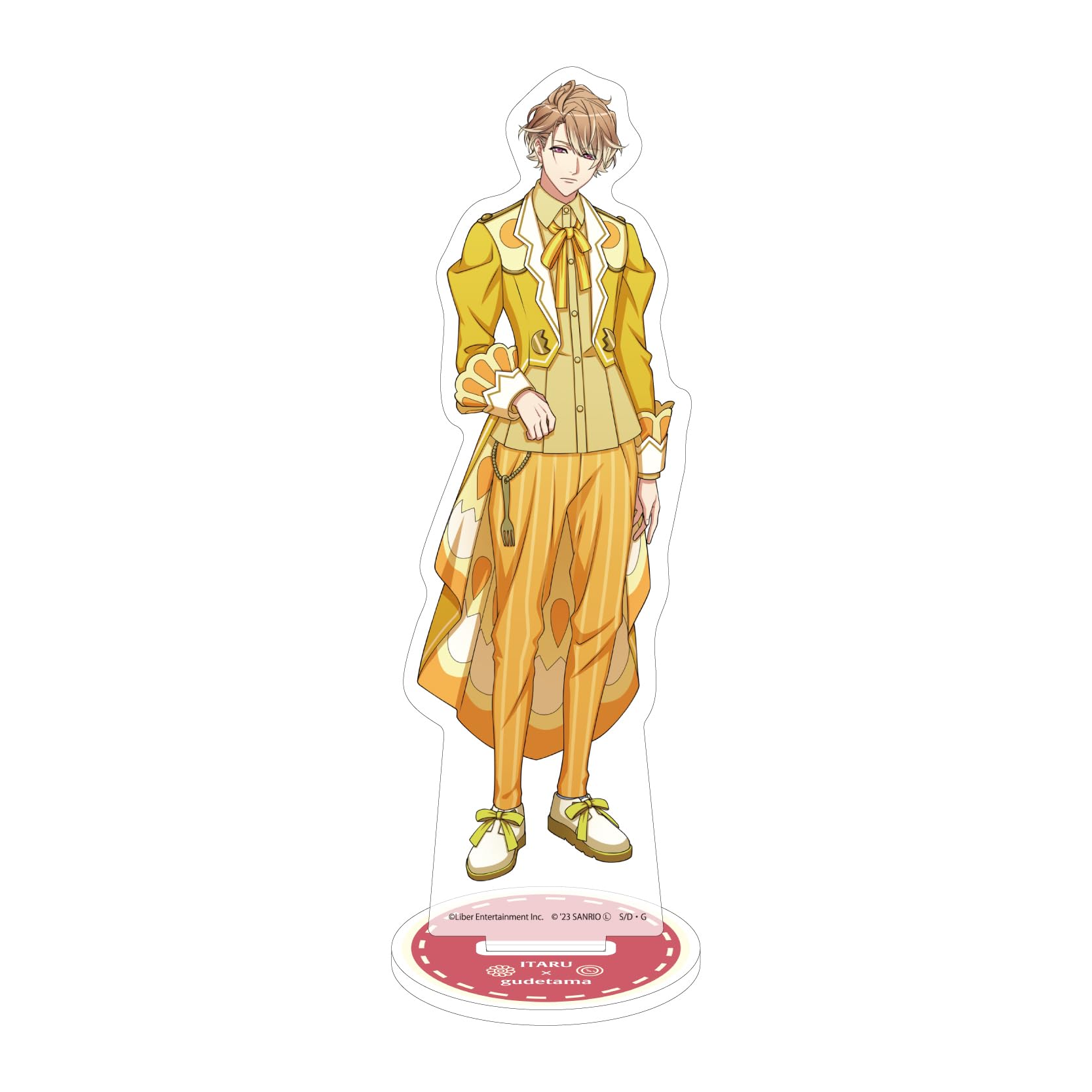 

x Sanrio characters 16 Itaru Chigasaki x Gudetama Acrylic stand A3! [Official illustration] H150×W150mm AFDDP-A3S-16