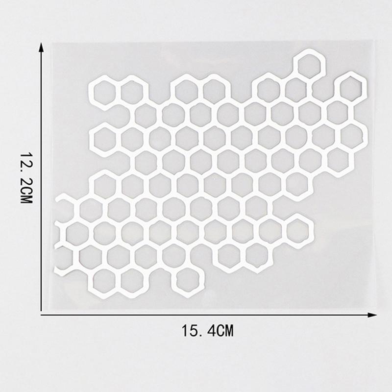 Motorcycle Sticker Honeycomb Helmet Decals Stickers Helmet Decal Waterproof Stic