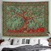 Tree of Life Hanging Background Cloth, Aesthetic Jungle Hanging Cloth, Indian Mandala Tapestry, Wall Hanging, Hippie Tie Stained Bohemian Wall Cloth