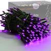 Solar LED Linear String Lights - Multicolor Halloween & Outdoor Christmas Decorations