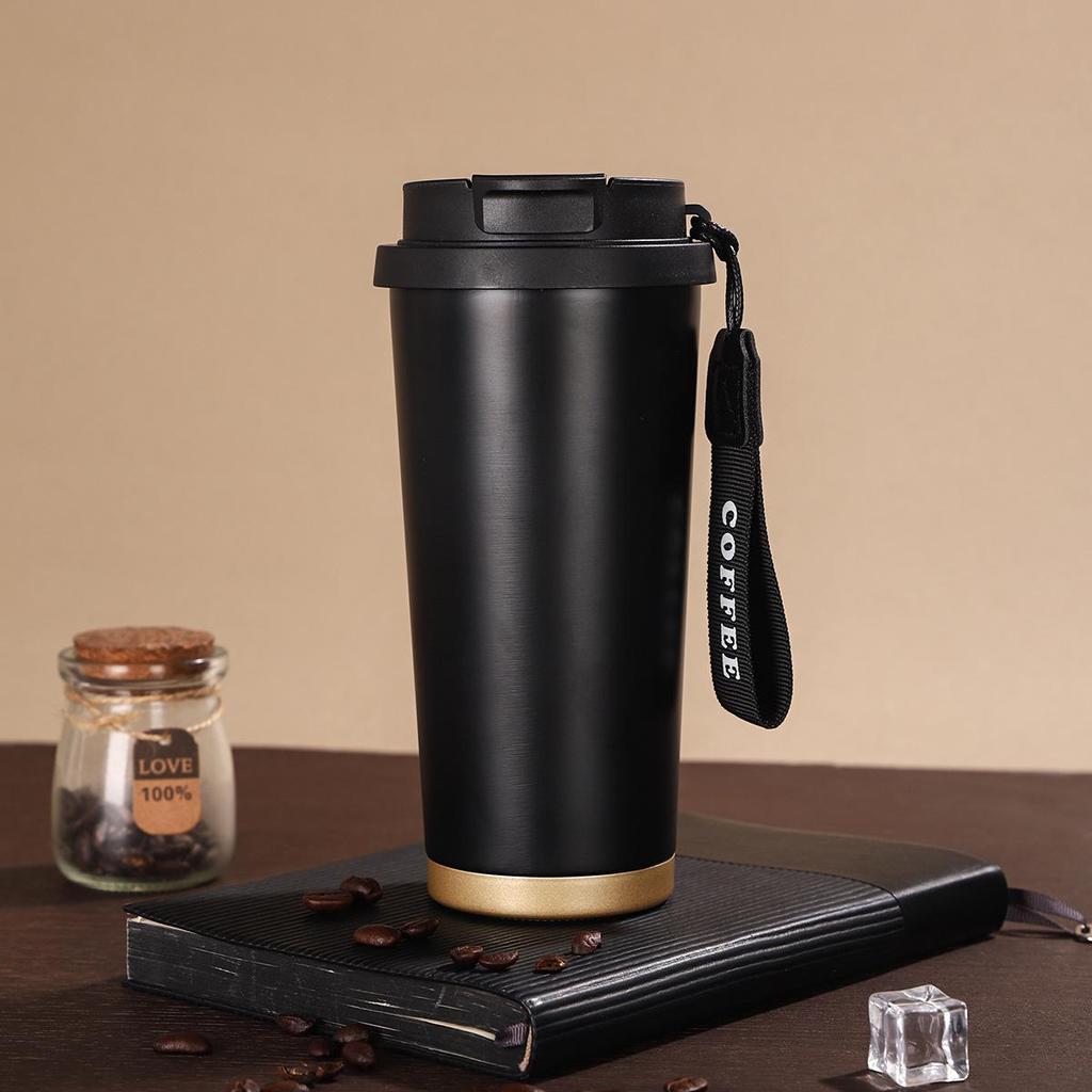 Lily High-Value Thermos Mug with Straw for Students - Large Capacity for Coffee & Water