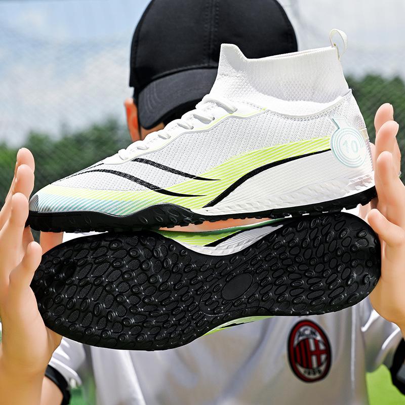 

Новые футбольные бутсы мужские осенние высокие с длинными шипами студенческие профессиональные тренировочные футбольные бутсы 45