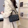 Trendy Casual New Indentation Foreign Style Casual Texture Casual Fashion Solid Color Shoulder Messenger Handbag