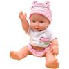 Monostore Reborn Baby Doll 6+ Pink Realistic Bathing Doll 30cm