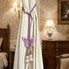 2PCS Adjustable Butterfly Curtain Tie Strap Creative Curtain Tie Back  Gathering Bundling
