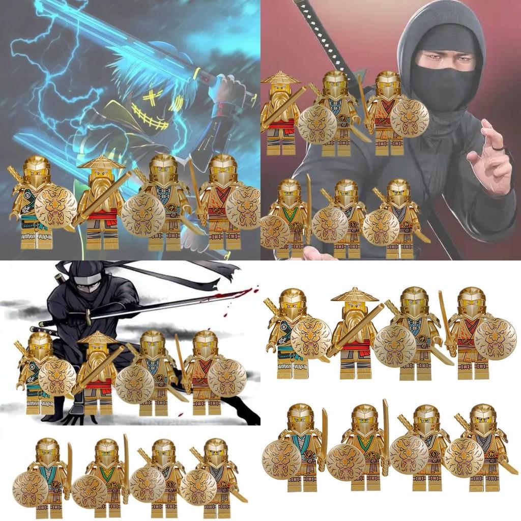 Themed Mini Ninja Figure Toy Building Block Set Toy With Weapon Accessories