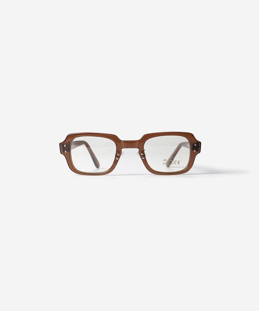 Waiemssielkeiwai Uss S9 Eyewear Frame - Frame : Brown / Lens : Clear