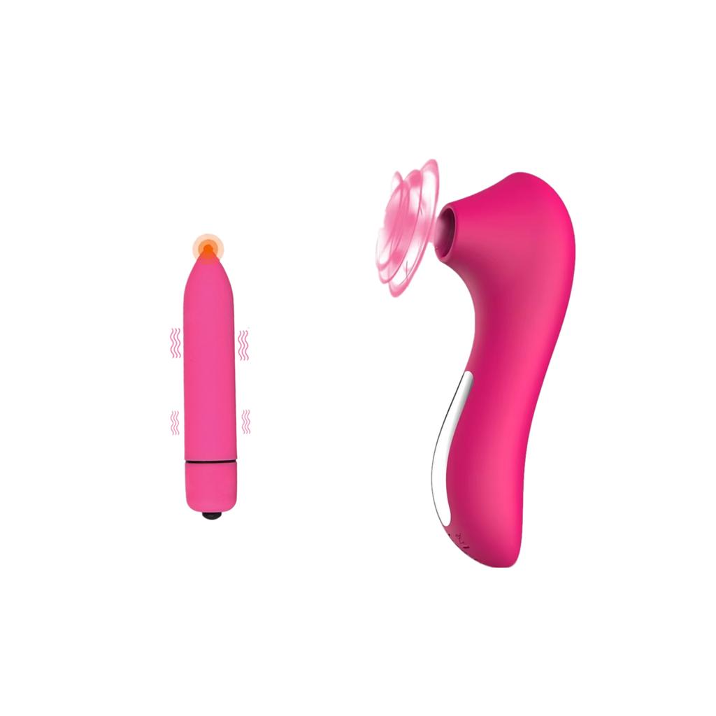 3pcs Silicone female pornographic masturbator and chest vibrator, G-spot stimulation invisible wearing egg vibrator