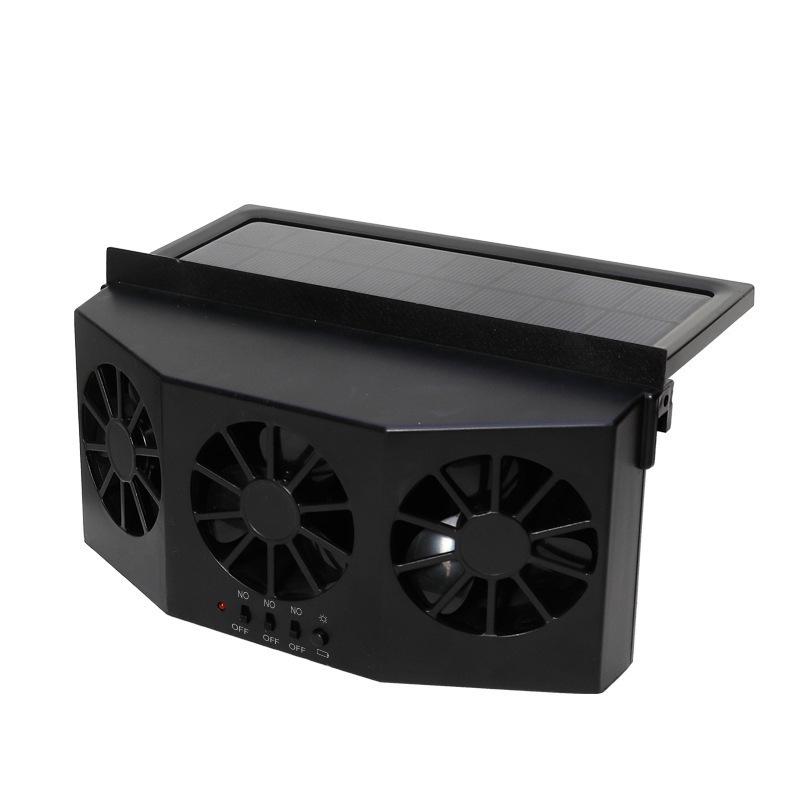 Solar-Powered Car Ventilation & Cooling Fan