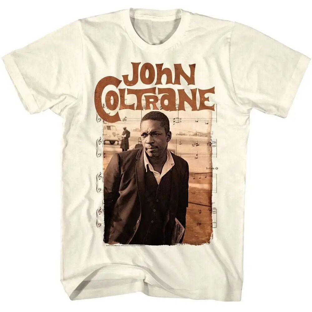 John Coltrane Sheet Music Men T Shirt L