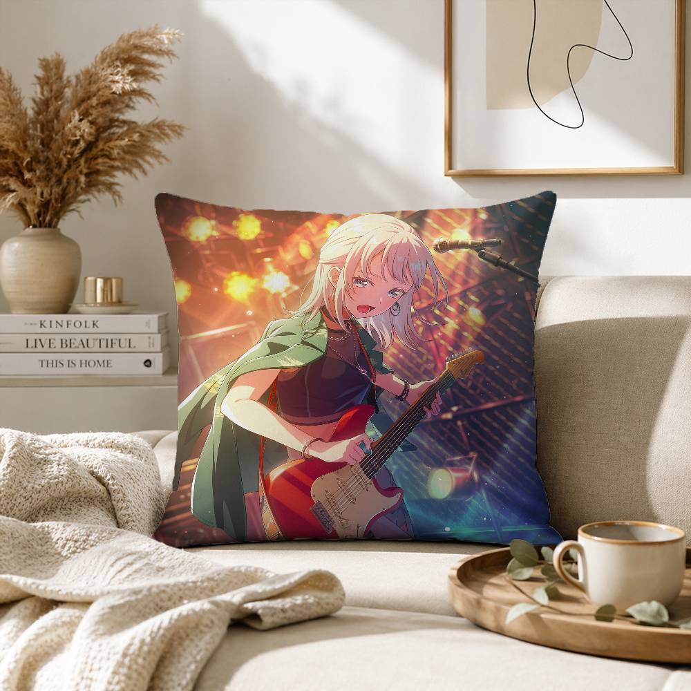 BanG Dream A-Ave Mujica Pillow Case for Sofa Living Room Home office Decor Protective Cover