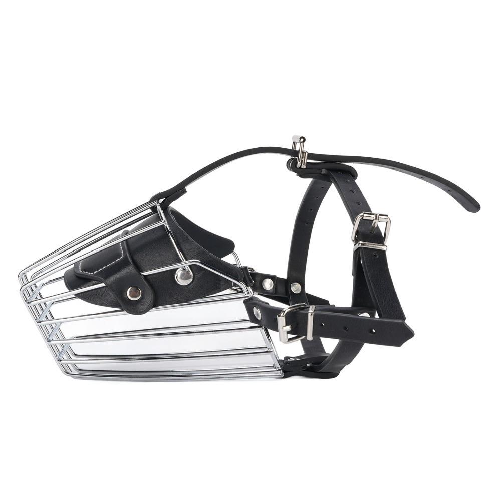 Breathable Structure Large Dog Muzzle Adjustable Strap Bite Proof Muzzle Daily Outing