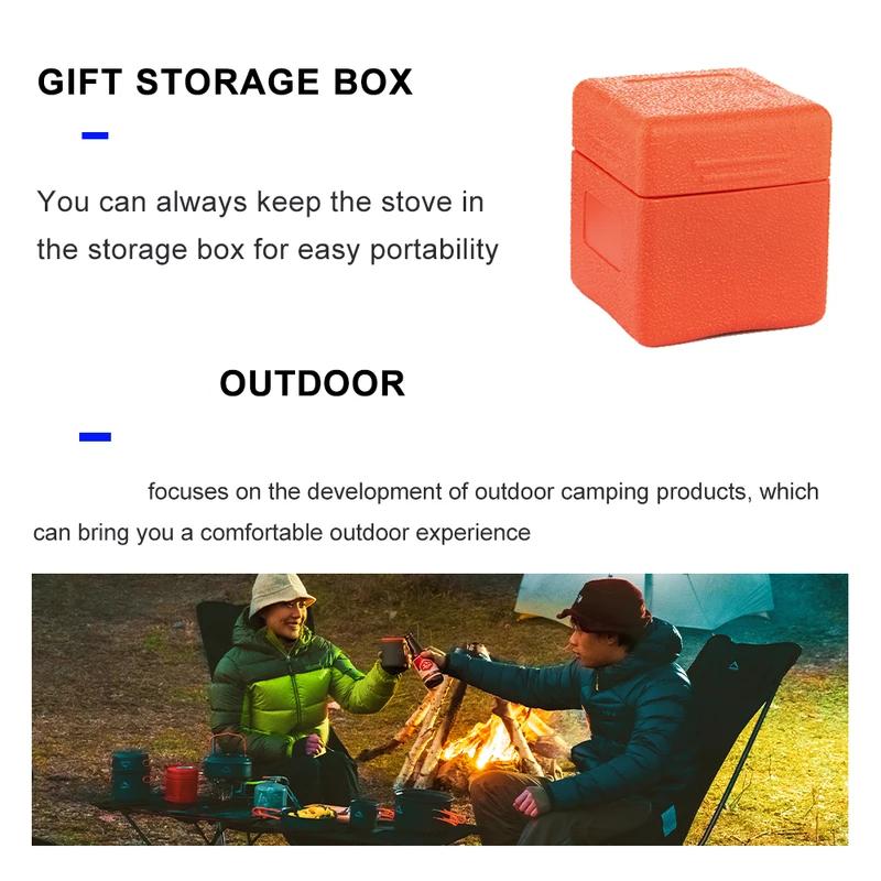 3 Heads Camping Burner Big Power Gas Stove Cookware Portable Windbreak Furnace Picnic Barbecue Tourism Supplies Outdoor