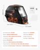 Welding Helmet Auto Darkening, 93 X 43 Mm True Color Welding Hood, Solar-Powered Welder Mask 2 Arc Sensors, Shade 4/9-13 for TIG MIG ARC Weld Grinding