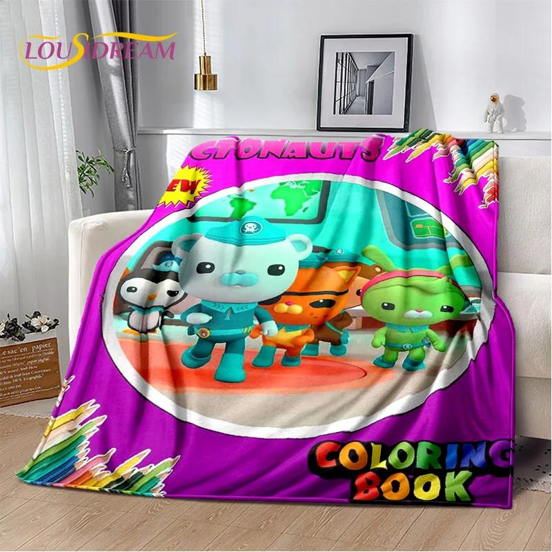 Coperta Bambino Carina The Octonauts Barnacles, Morbida Coperta Plaid per Casa Camera da Letto Letto Divano Picnic Viaggio Ufficio Coperta