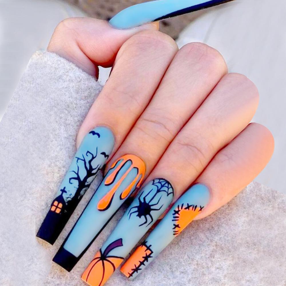 24 Stuks Herbruikbare Zelfklevende Nepnagels French Lang Ballet Roze Roos Contrast Lijn Press On Nagels
