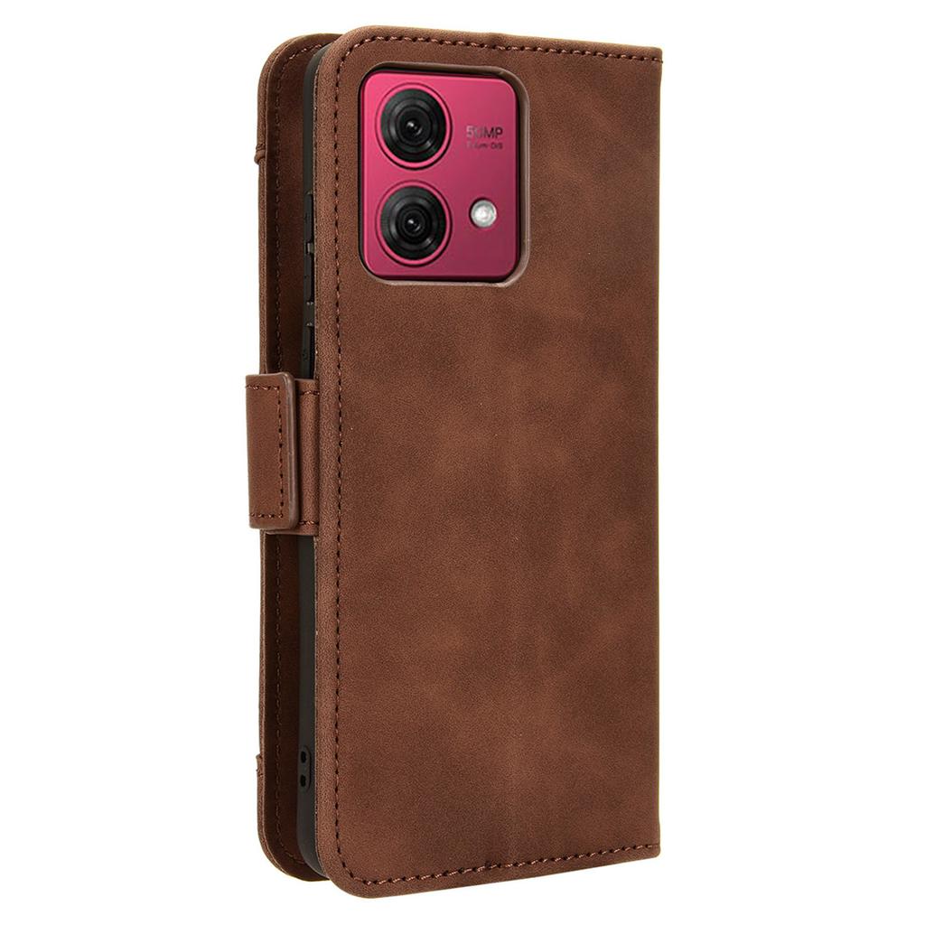 For Motorola Moto G84 5G Case Multiple Card Slots Anti-drop Leather Phone Cover