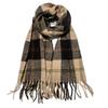 Korean Atmosphere Retro Red Plaid Gift Scarf for Women Winter Imitation Cashmere Long Thick Warm Scarf for Men
