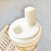 500/850ml Water Straw Bottles with Lid Straw Large Capacity Water Bottle  Coffee Cups
