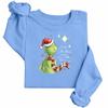 Women's Casual Long Sleeve Printed Crewneck Sweatshirt Pullover Top for Fall and Winter