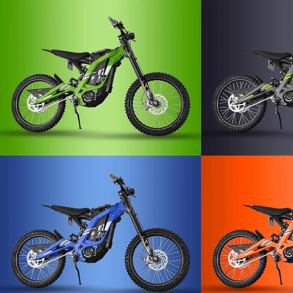 Protetor de Cauda para Para-lama Traseiro para Surron Light Bee X S e Segway X160 X260, Protetor de Lama para Moto de Terra, Para-lama Traseiro Curto Peças e Acessórios Sur-Ron, Preto, Não