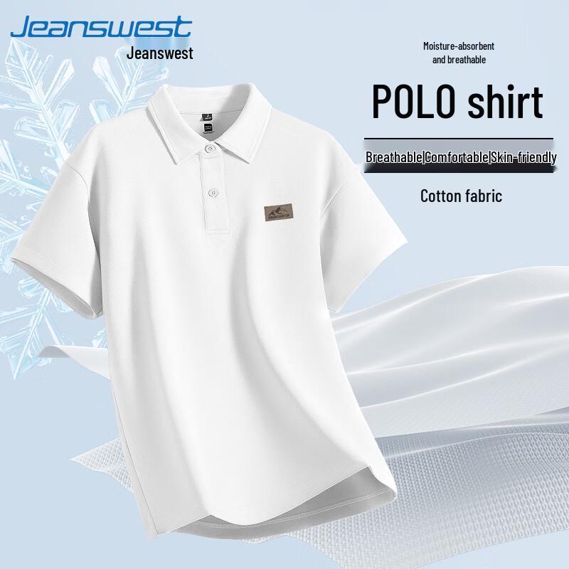 

Jeanswest Men s Casual Short Sleeve Polo Shirt 3XL