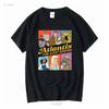 Atlantis The Lost Empire Characters T Shirt Kida Nedakh Milo Thatch Helga Sincl Vintage Washed Slightly Soft Casual Versatile
