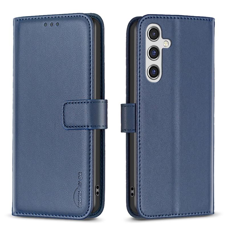 Wallet Flip Case on For Samsung Galaxy A35 Classic Phone Leather Cases For A35 A 35 5G SM-A356E A356B Etui Card Slot Back Cover