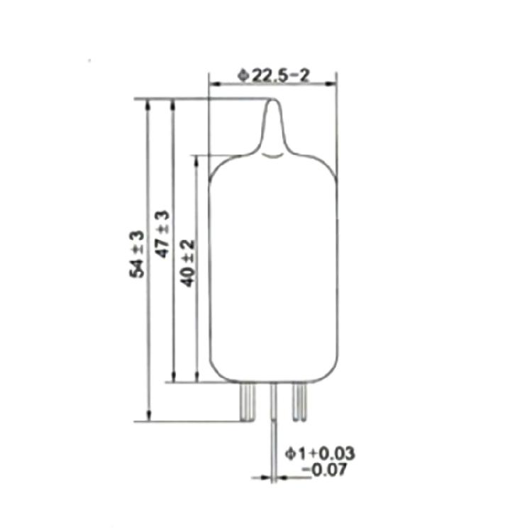 Professional 7025 Sound Vacuum Tube Direct Replacement Designs for Clear Signal Amplification in Preamplifiers