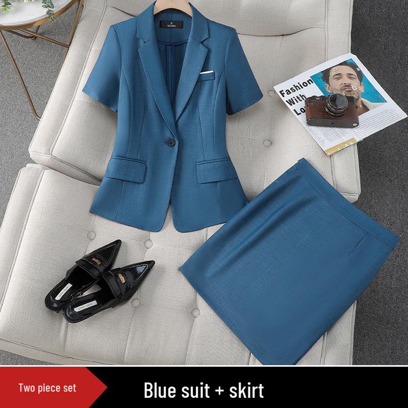 Women's Professional Suit Set: Formal Workwear for Interviews and Business Settings