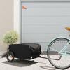 VidaXL Bicycle Trailer Black 30 Kg Iron 94038
