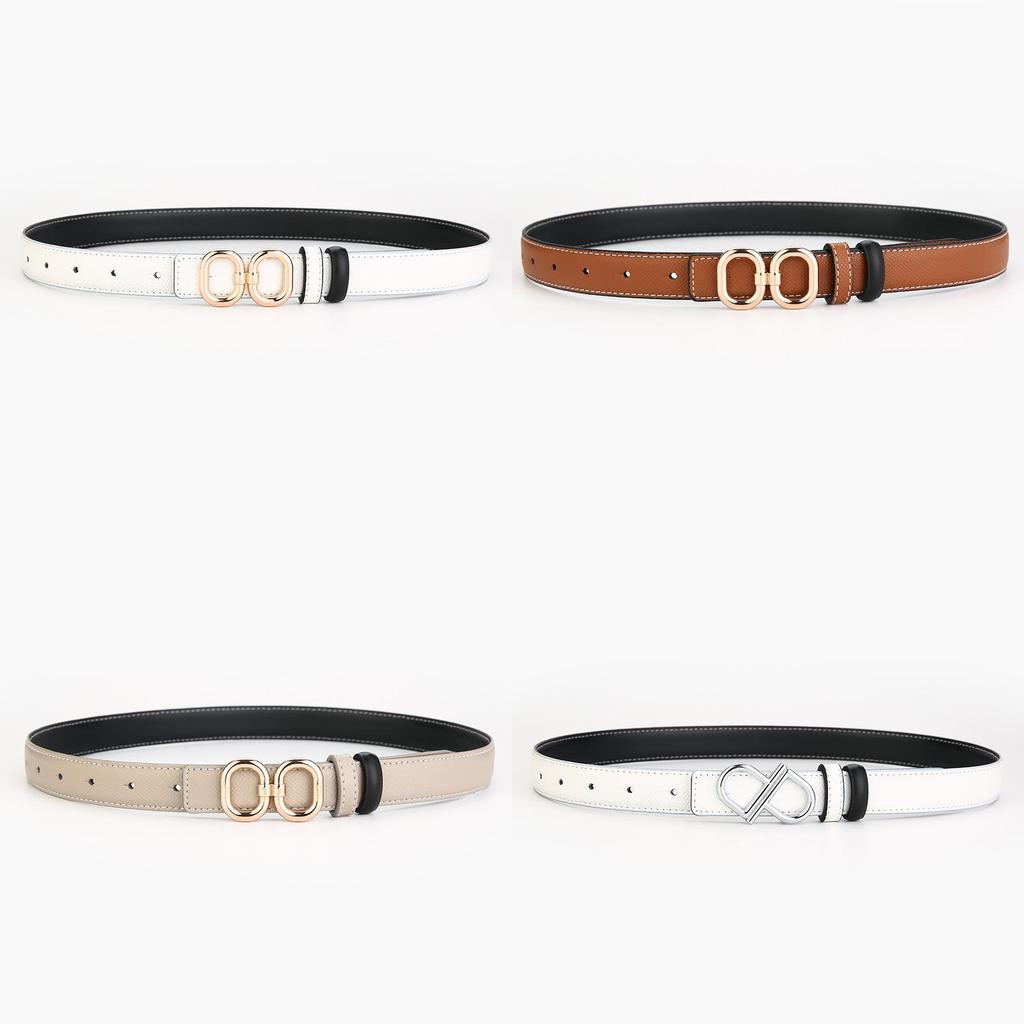 Leather Womens Waist Belt With Alloy Buckle For Office Wear And Daily Fashion