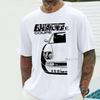 Summer Men Short Sleeve Funny Car Fiates Coupe T-Shirt Cool Boy Tops Man White Tees