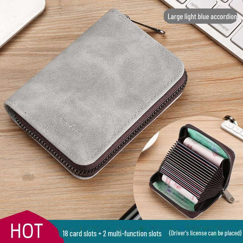 

Изысканный компактный держатель для карт: Ультратонкий дизайн с несколькими отделениями для мужчин и женщин, идеальный вариант для водительских прав и хранения большого объема информации.